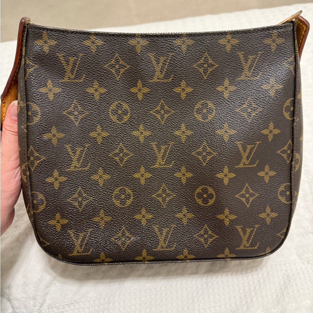 Louis Vuitton Looping Shoulder Bag - Brown and Gold Monogram